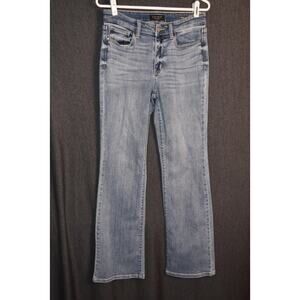 Judy Blue Women's 7/28 Boot Cut Distressed Blue Jeans